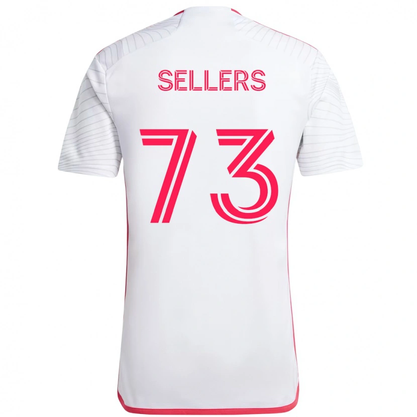 Danxen Damen Braydon Sellers #73 Weiß Magenta Auswärtstrikot Trikot 2025/26 T-Shirt Österreich