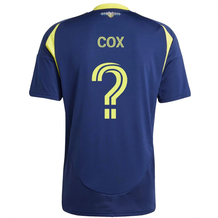 Danxen Damen Justin Cox #0 Marineblau Gelb Auswärtstrikot Trikot 2025/26 T-Shirt Österreich
