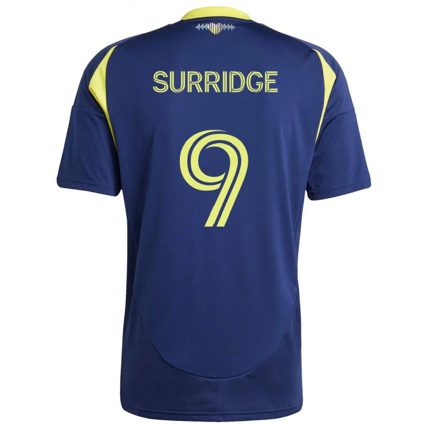 Danxen Damen Sam Surridge #9 Marineblau Gelb Auswärtstrikot Trikot 2025/26 T-Shirt Österreich