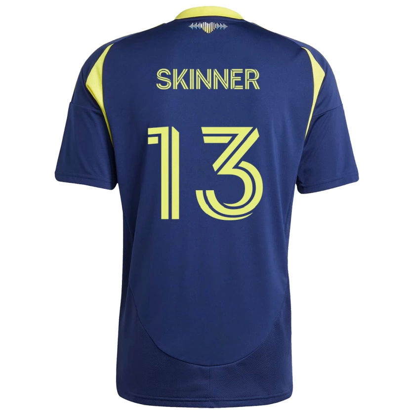 Danxen Damen Joey Skinner #13 Marineblau Gelb Auswärtstrikot Trikot 2025/26 T-Shirt Österreich