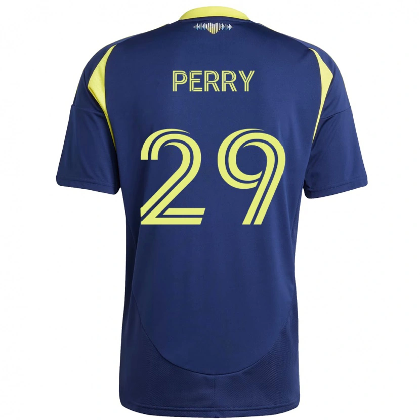 Danxen Damen Nebiyou Perry #29 Marineblau Gelb Auswärtstrikot Trikot 2025/26 T-Shirt Österreich