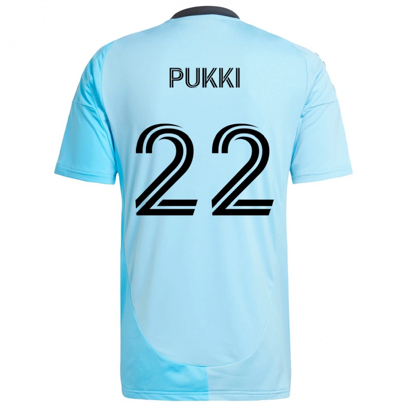 Danxen Damen Teemu Pukki #22 Himmelblau Auswärtstrikot Trikot 2025/26 T-Shirt Österreich