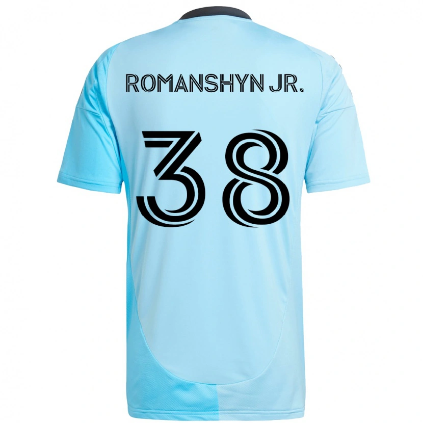 Danxen Damen Kage Romanshyn Jr. #38 Himmelblau Auswärtstrikot Trikot 2025/26 T-Shirt Österreich