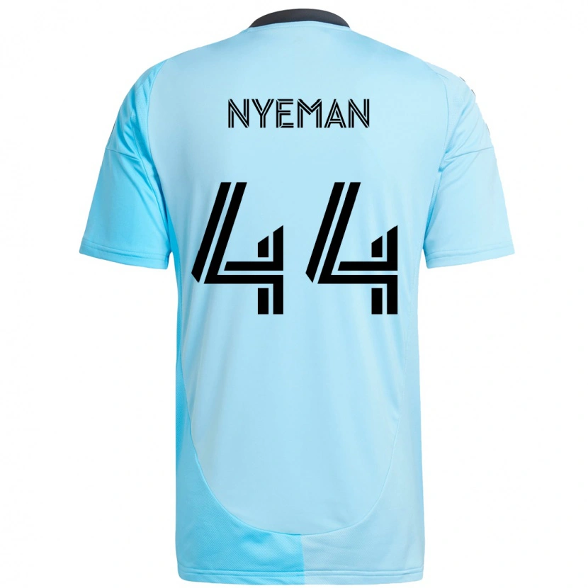Danxen Damen Moses Nyeman #44 Himmelblau Auswärtstrikot Trikot 2025/26 T-Shirt Österreich