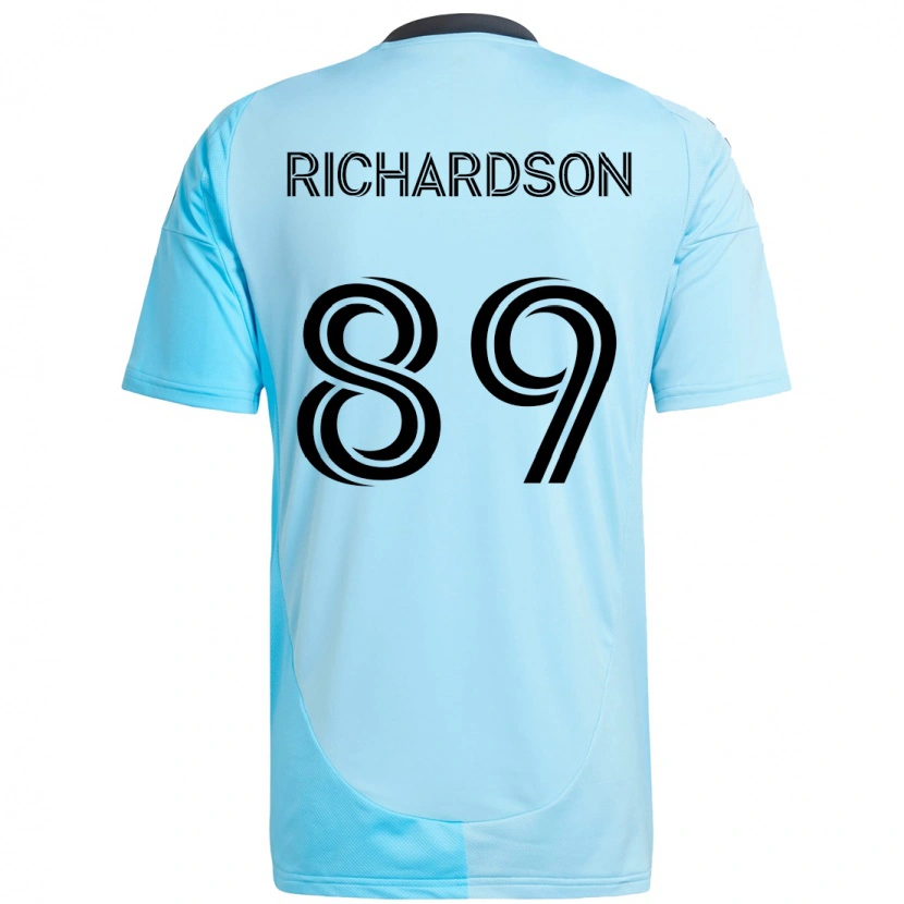 Danxen Damen Nick Richardson #89 Himmelblau Auswärtstrikot Trikot 2025/26 T-Shirt Österreich