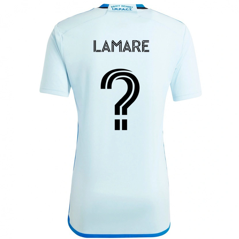 Danxen Damen Samuel Lamare #0 Himmelblau Dunkelblau Auswärtstrikot Trikot 2025/26 T-Shirt Österreich