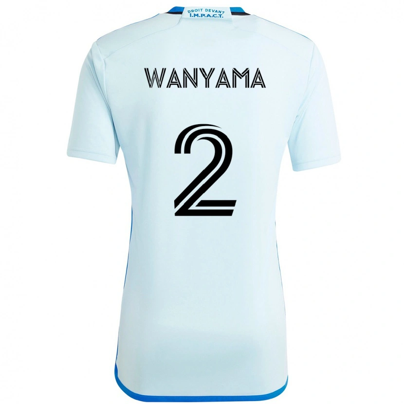 Danxen Damen Victor Wanyama #2 Himmelblau Dunkelblau Auswärtstrikot Trikot 2025/26 T-Shirt Österreich