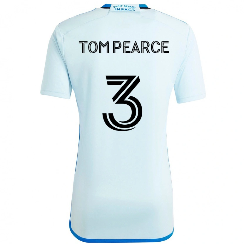 Danxen Damen Tom Pearce #3 Himmelblau Dunkelblau Auswärtstrikot Trikot 2025/26 T-Shirt Österreich