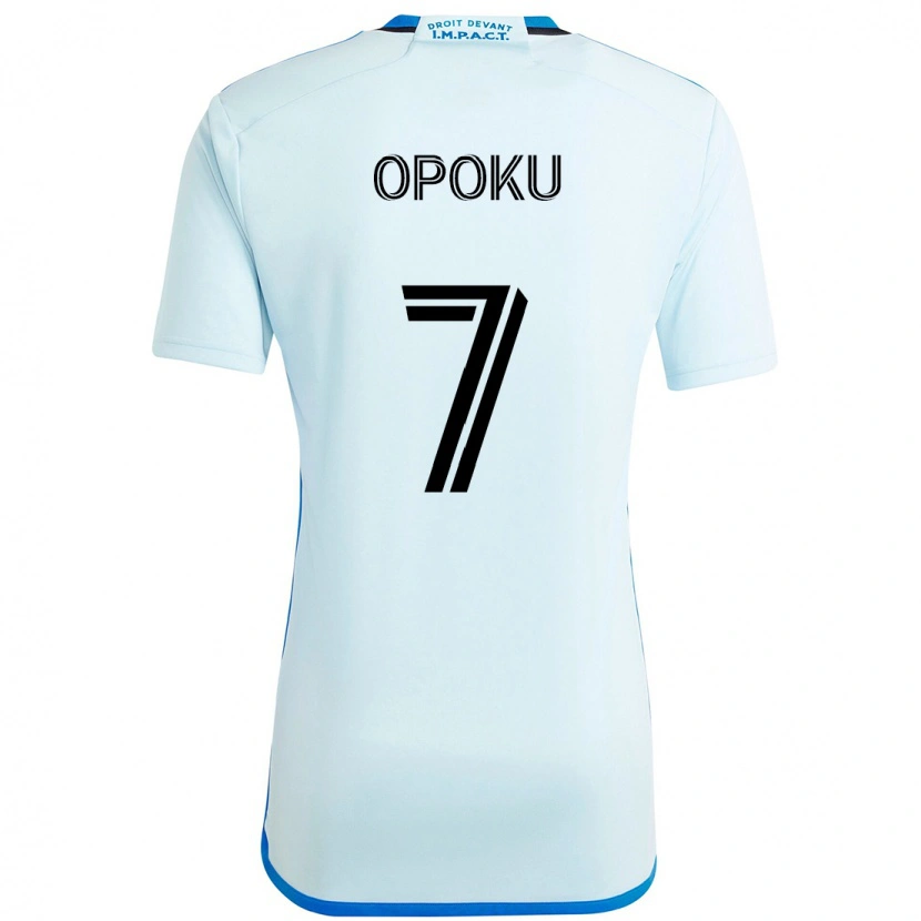 Danxen Damen Kwadwo Opoku #7 Himmelblau Dunkelblau Auswärtstrikot Trikot 2025/26 T-Shirt Österreich