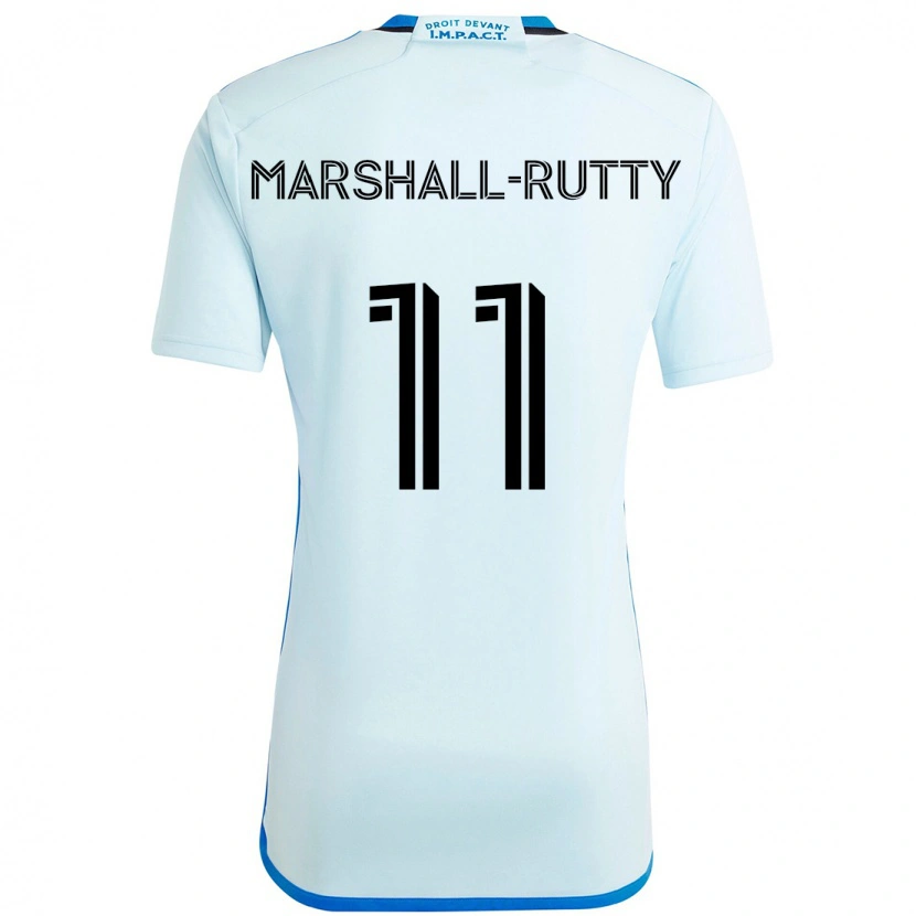 Danxen Damen Jahkeele Marshall-Rutty #11 Himmelblau Dunkelblau Auswärtstrikot Trikot 2025/26 T-Shirt Österreich