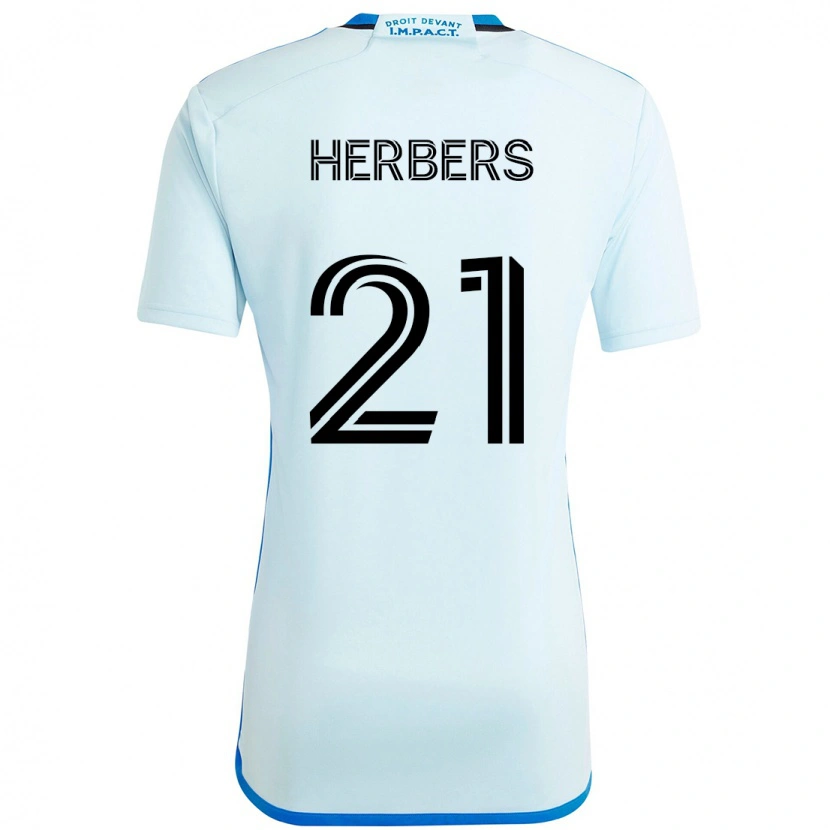 Danxen Damen Fabian Herbers #21 Himmelblau Dunkelblau Auswärtstrikot Trikot 2025/26 T-Shirt Österreich