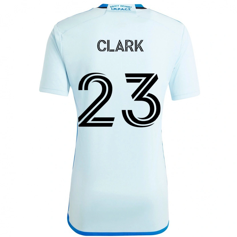Danxen Damen Caden Clark #23 Himmelblau Dunkelblau Auswärtstrikot Trikot 2025/26 T-Shirt Österreich