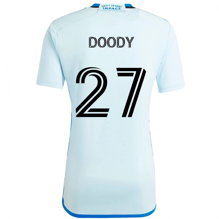Danxen Damen Grayson Doody #27 Himmelblau Dunkelblau Auswärtstrikot Trikot 2025/26 T-Shirt Österreich