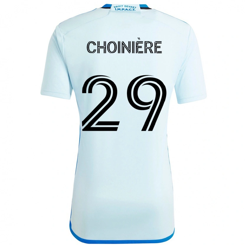 Danxen Damen Mathieu Choinière #29 Himmelblau Dunkelblau Auswärtstrikot Trikot 2025/26 T-Shirt Österreich