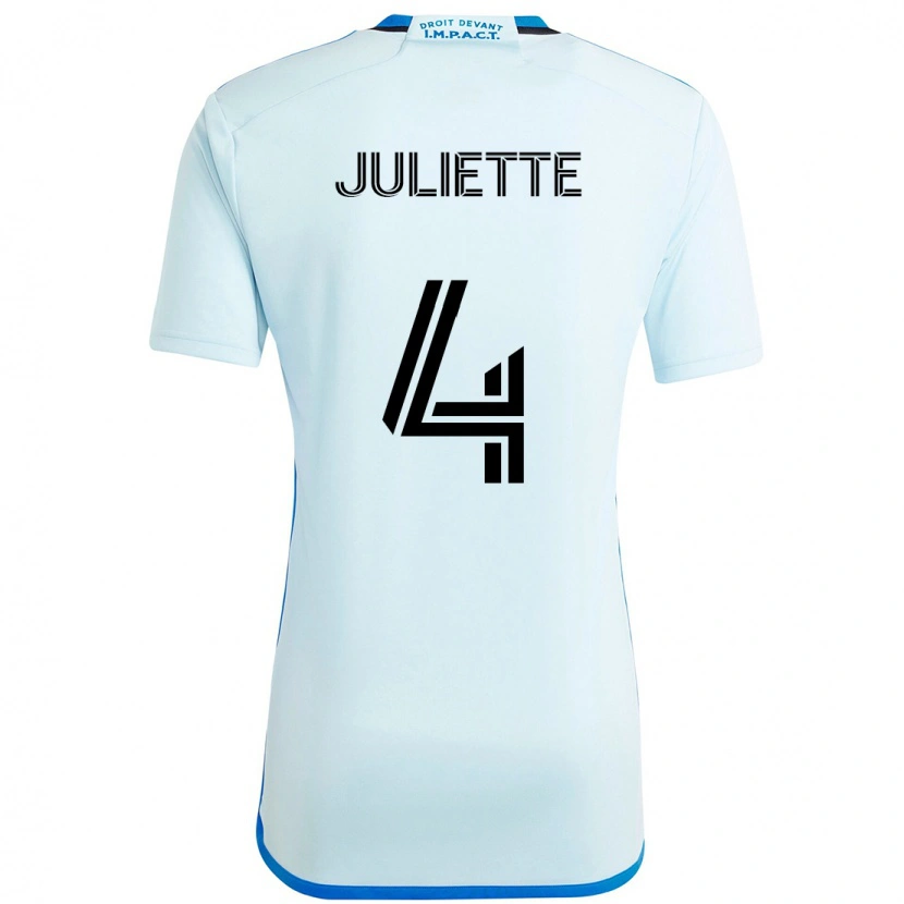 Danxen Damen Perreault Juliette #4 Himmelblau Dunkelblau Auswärtstrikot Trikot 2025/26 T-Shirt Österreich