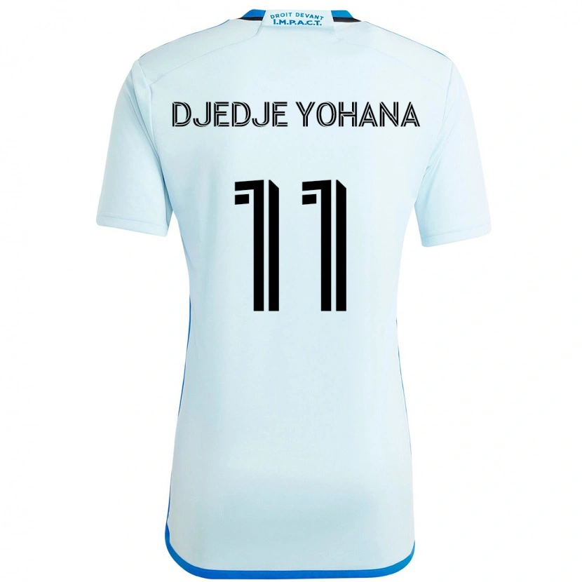 Danxen Damen Kabie Djedje Yohana #11 Himmelblau Dunkelblau Auswärtstrikot Trikot 2025/26 T-Shirt Österreich