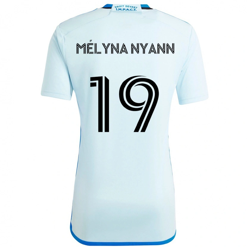 Danxen Damen Alexis Mélyna Nyann #19 Himmelblau Dunkelblau Auswärtstrikot Trikot 2025/26 T-Shirt Österreich