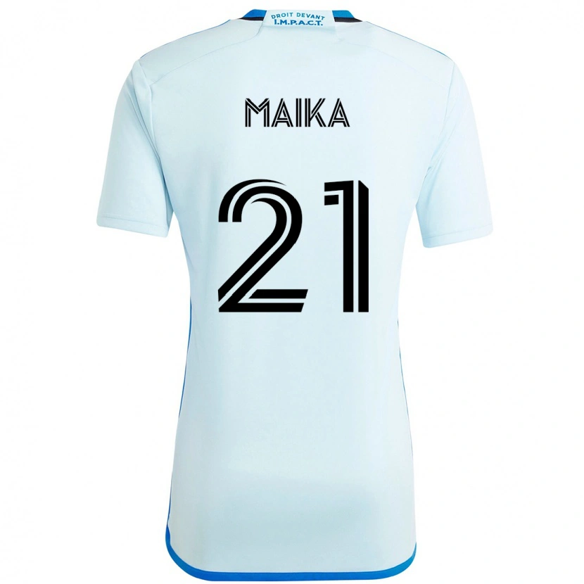 Danxen Damen Pouliot Maika #21 Himmelblau Dunkelblau Auswärtstrikot Trikot 2025/26 T-Shirt Österreich