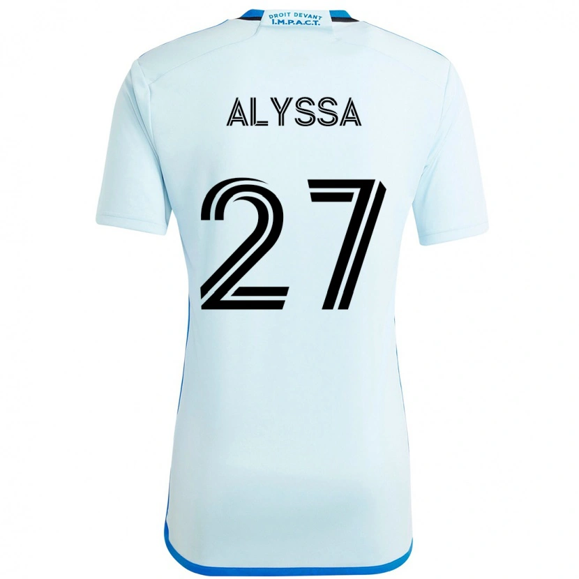 Danxen Damen Garreaud Alyssa #27 Himmelblau Dunkelblau Auswärtstrikot Trikot 2025/26 T-Shirt Österreich