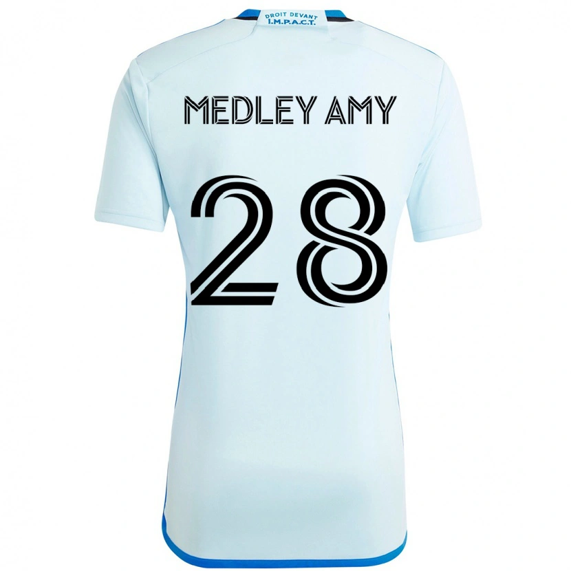 Danxen Damen Medley Amy #28 Himmelblau Dunkelblau Auswärtstrikot Trikot 2025/26 T-Shirt Österreich