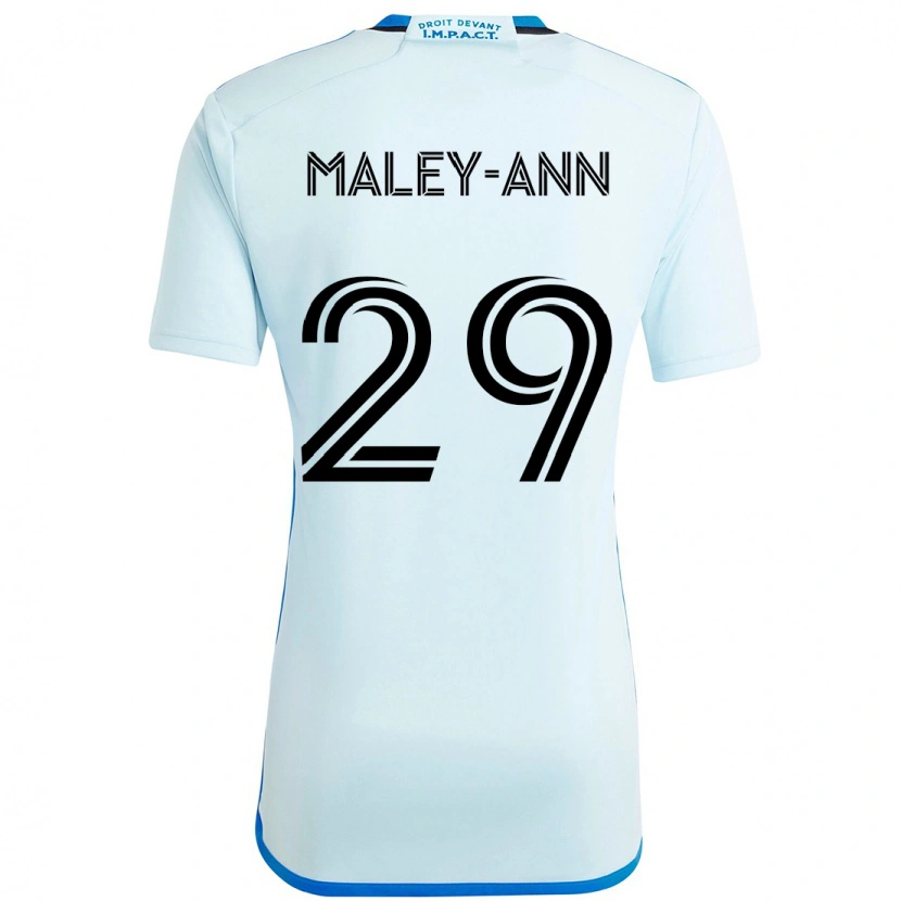 Danxen Damen Caron Maley-Ann #29 Himmelblau Dunkelblau Auswärtstrikot Trikot 2025/26 T-Shirt Österreich