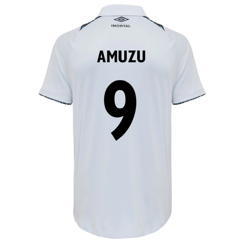 Danxen Damen Francis Amuzu #9 Weiß Blau Auswärtstrikot Trikot 2025/26 T-Shirt Österreich