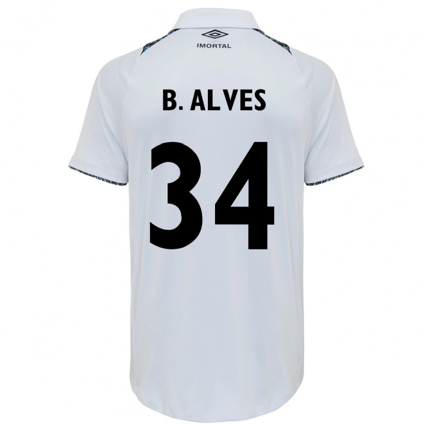 Danxen Damen Bruno Alves #34 Weiß Blau Auswärtstrikot Trikot 2025/26 T-Shirt Österreich