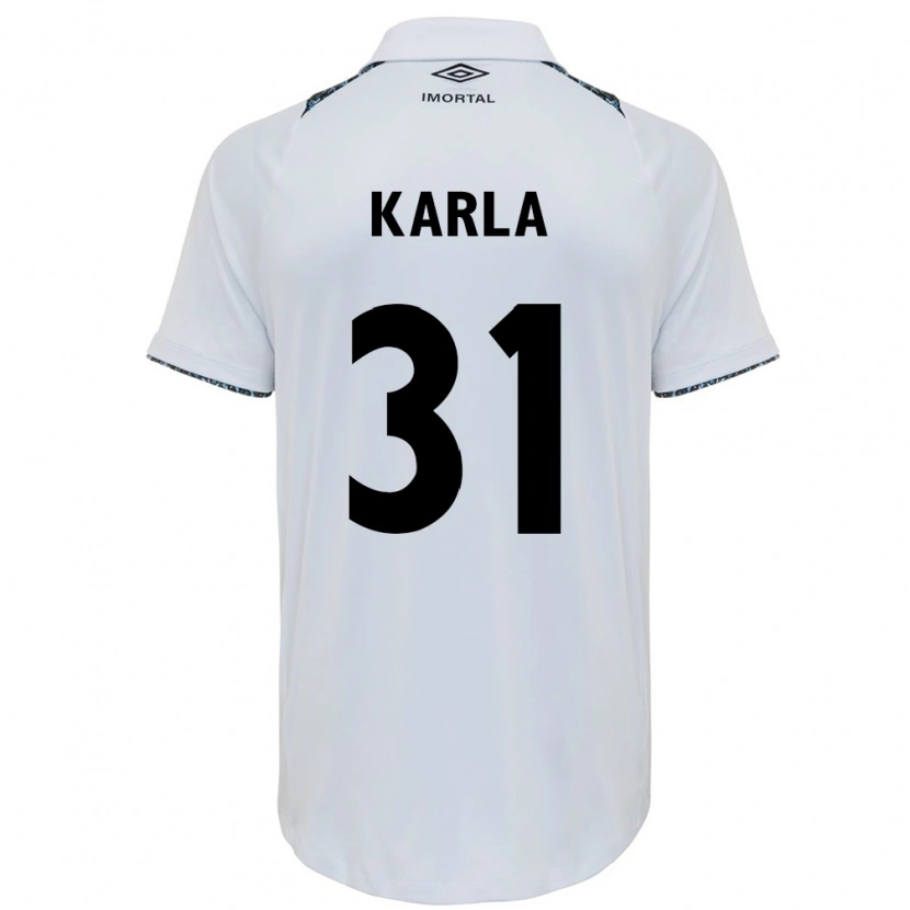 Danxen Damen Emmily Karla #31 Weiß Blau Auswärtstrikot Trikot 2025/26 T-Shirt Österreich