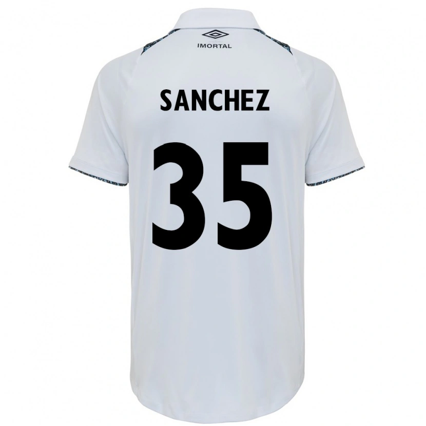 Danxen Damen Lari Sanchez #35 Weiß Blau Auswärtstrikot Trikot 2025/26 T-Shirt Österreich