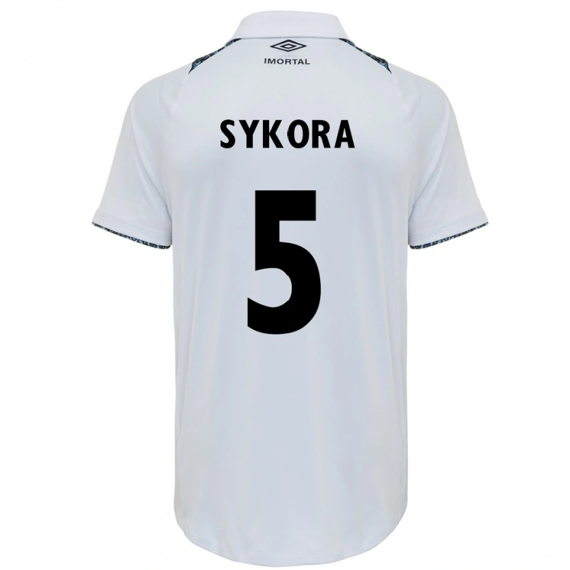 Danxen Damen Stacy Denise Sykora #5 Weiß Blau Auswärtstrikot Trikot 2025/26 T-Shirt Österreich