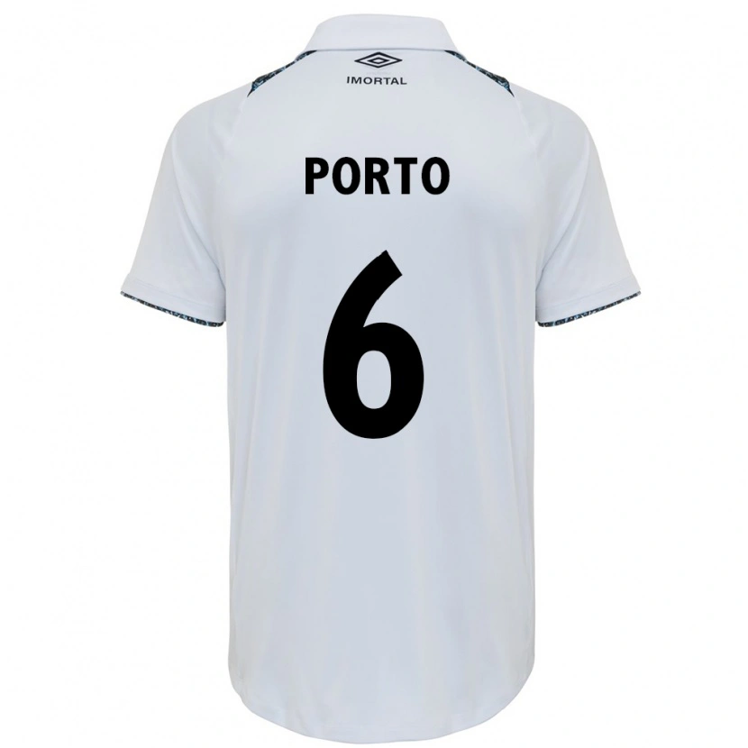 Danxen Damen Ana Cristina Villela Porto #6 Weiß Blau Auswärtstrikot Trikot 2025/26 T-Shirt Österreich