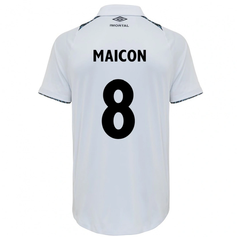 Danxen Damen Maicon #8 Weiß Blau Auswärtstrikot Trikot 2025/26 T-Shirt Österreich