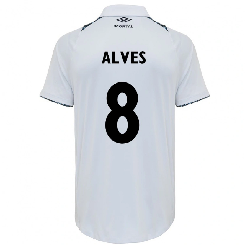 Danxen Damen Fernanda Berti Alves #8 Weiß Blau Auswärtstrikot Trikot 2025/26 T-Shirt Österreich