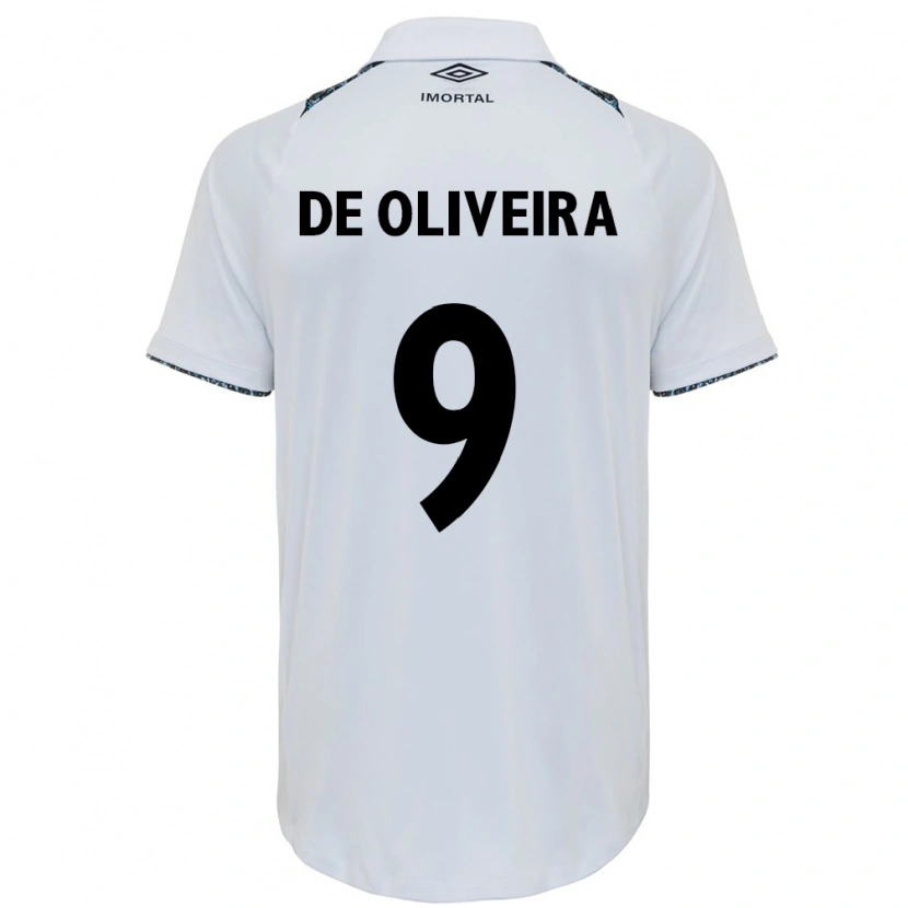 Danxen Damen Veridiana Mostaco De Oliveira #9 Weiß Blau Auswärtstrikot Trikot 2025/26 T-Shirt Österreich