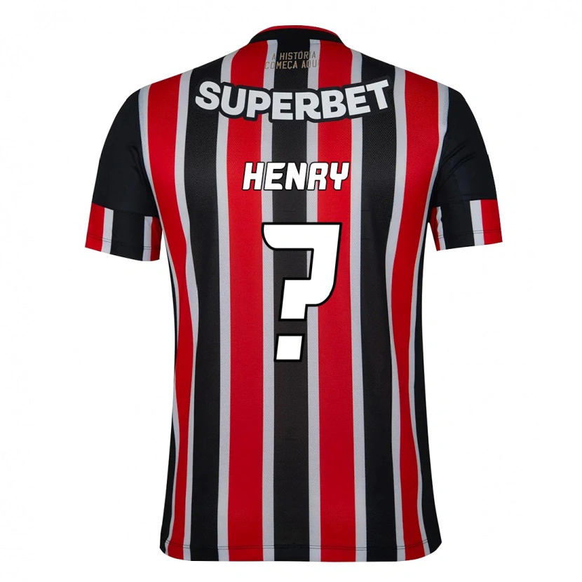 Danxen Damen Thierry Henry #0 Schwarz Rot Auswärtstrikot Trikot 2025/26 T-Shirt Österreich