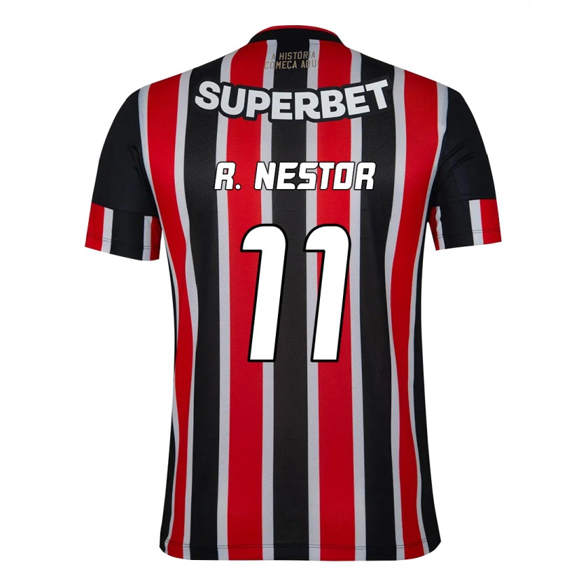 Danxen Damen Rodrigo Nestor #11 Schwarz Rot Auswärtstrikot Trikot 2025/26 T-Shirt Österreich