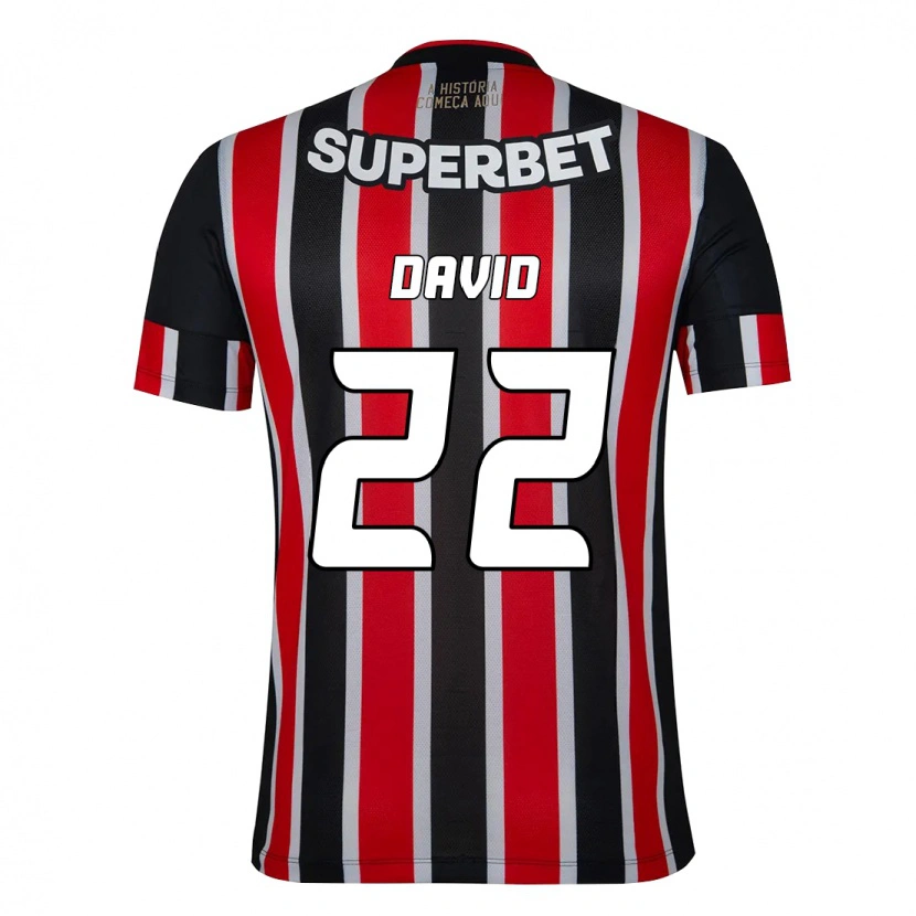 Danxen Damen David #22 Schwarz Rot Auswärtstrikot Trikot 2025/26 T-Shirt Österreich