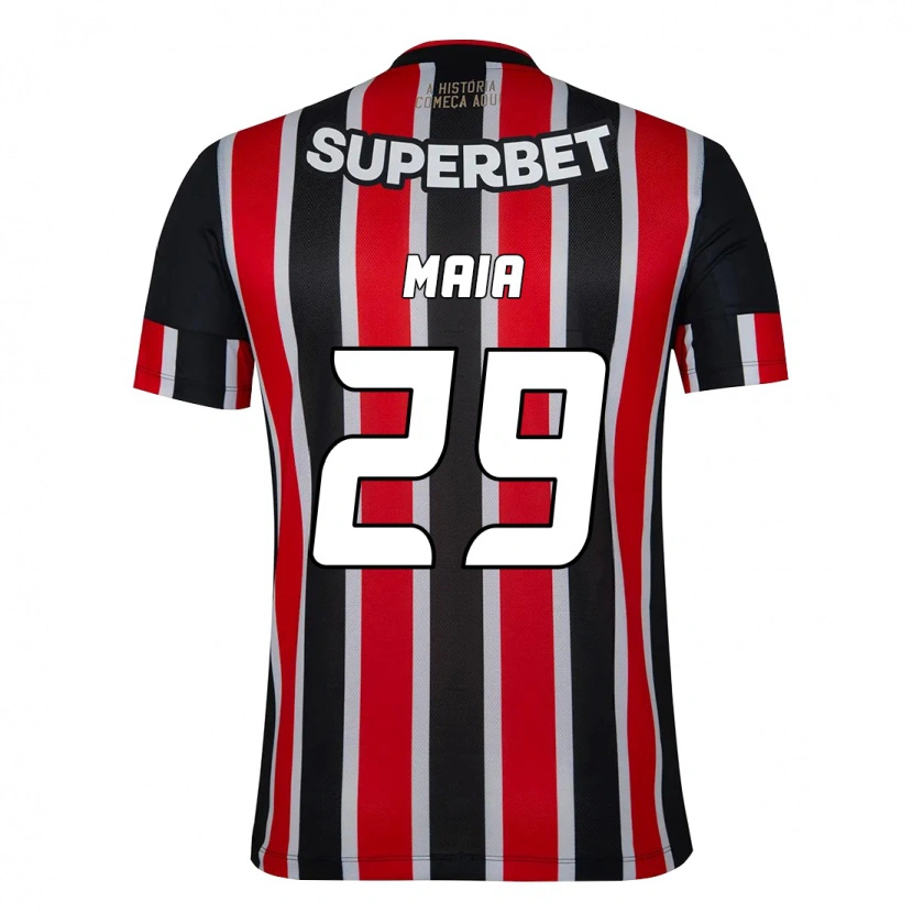 Danxen Damen Pablo Maia #29 Schwarz Rot Auswärtstrikot Trikot 2025/26 T-Shirt Österreich