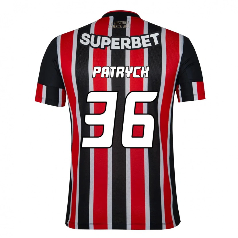 Danxen Damen Patryck #36 Schwarz Rot Auswärtstrikot Trikot 2025/26 T-Shirt Österreich