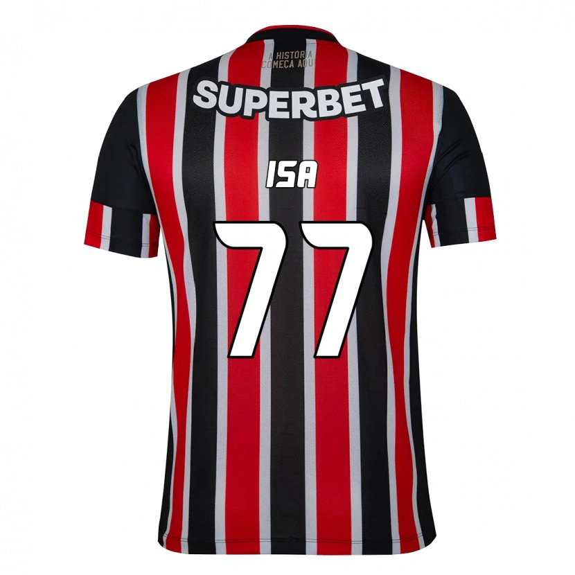 Danxen Damen Isa #77 Schwarz Rot Auswärtstrikot Trikot 2025/26 T-Shirt Österreich