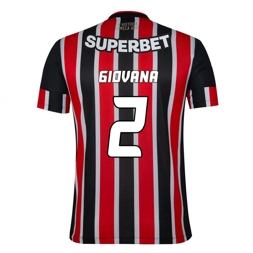 Danxen Damen Giovana #2 Schwarz Rot Auswärtstrikot Trikot 2025/26 T-Shirt Österreich