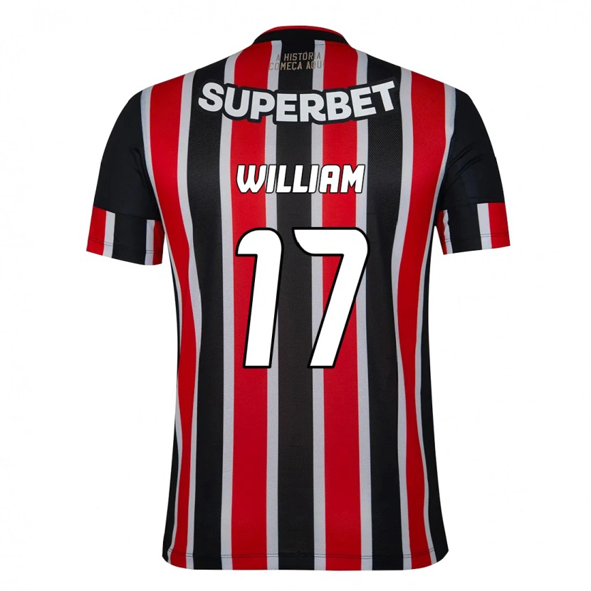 Danxen Damen William #17 Schwarz Rot Auswärtstrikot Trikot 2025/26 T-Shirt Österreich