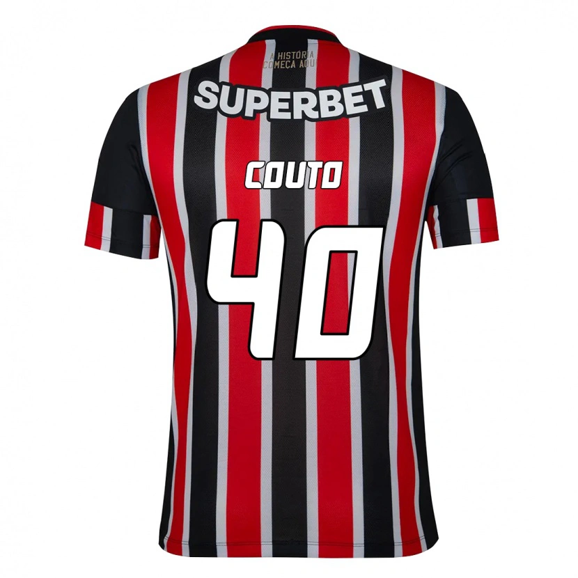 Danxen Damen Thiago Couto #40 Schwarz Rot Auswärtstrikot Trikot 2025/26 T-Shirt Österreich