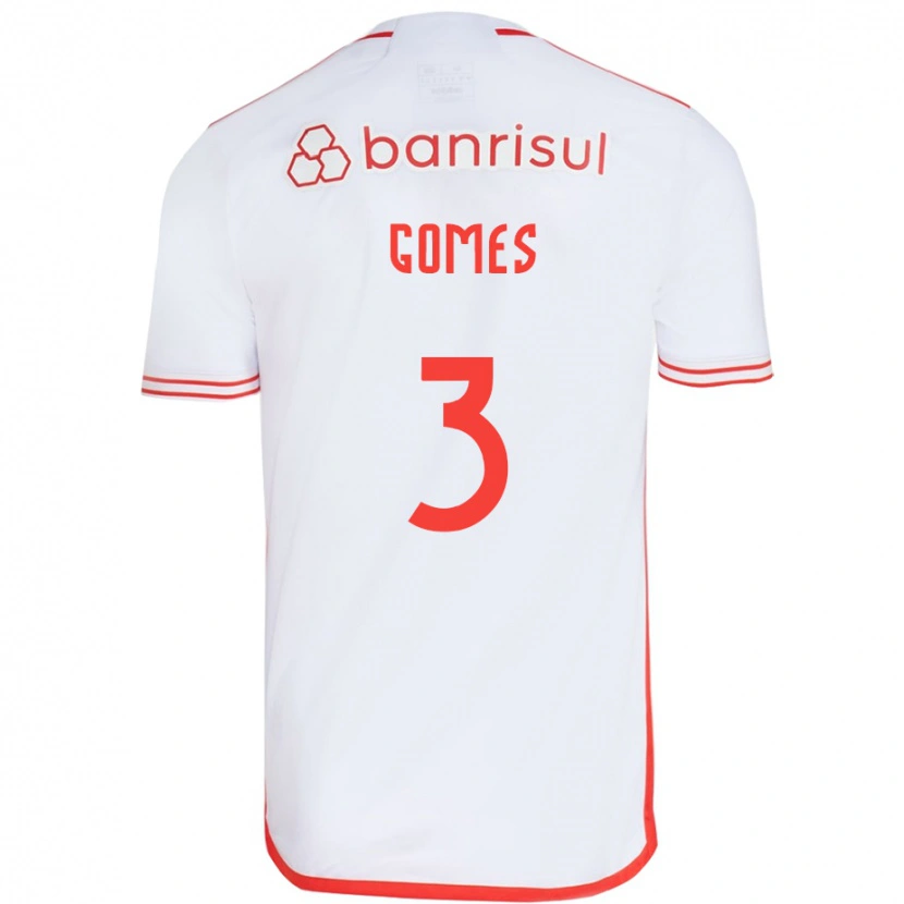 Danxen Damen Igor Gomes #3 Weiß Rot Auswärtstrikot Trikot 2025/26 T-Shirt Österreich