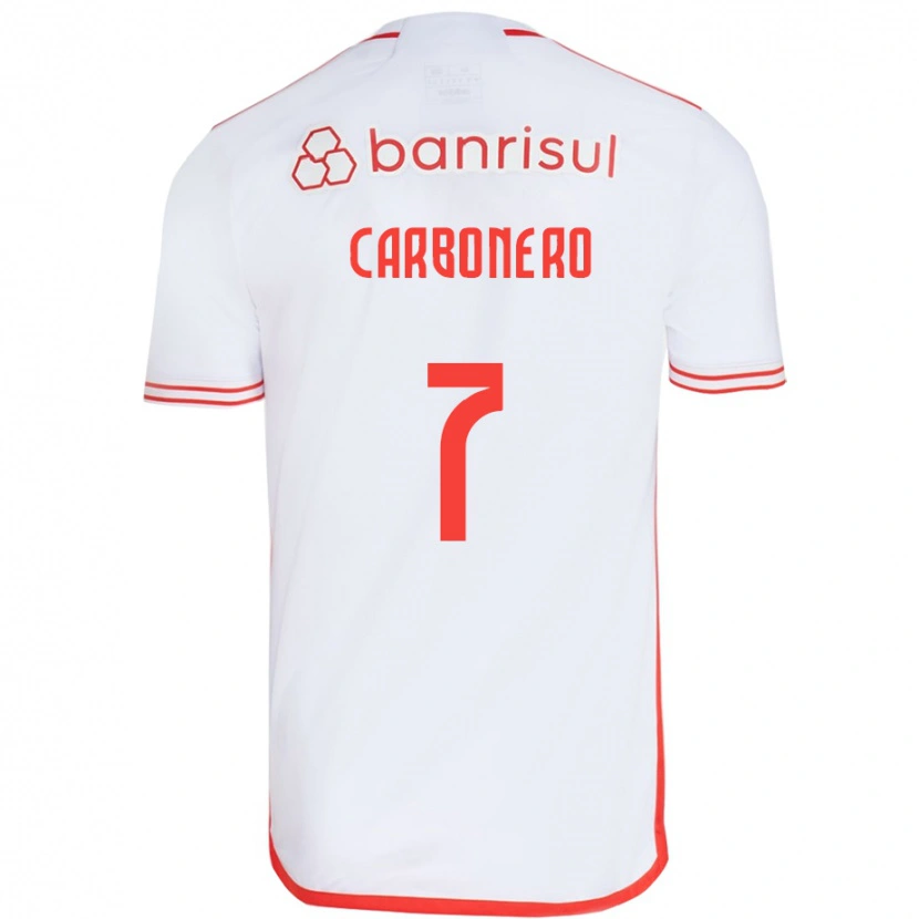 Danxen Damen Johan Carbonero #7 Weiß Rot Auswärtstrikot Trikot 2025/26 T-Shirt Österreich