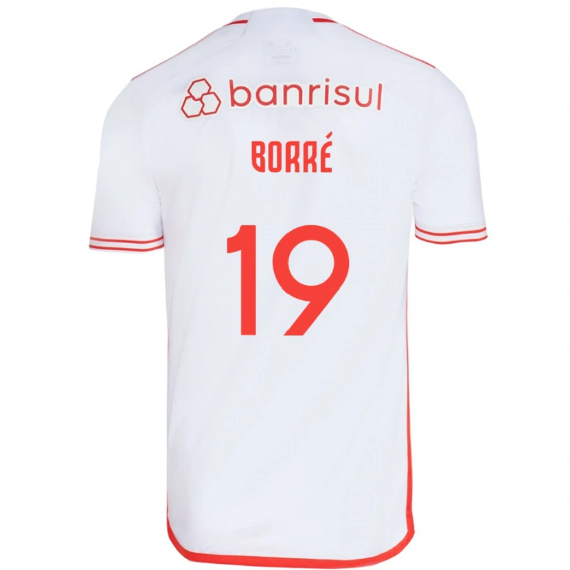 Danxen Damen Rafael Borré #19 Weiß Rot Auswärtstrikot Trikot 2025/26 T-Shirt Österreich