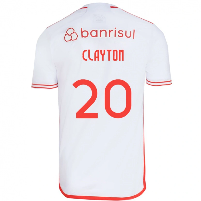 Danxen Damen Clayton #20 Weiß Rot Auswärtstrikot Trikot 2025/26 T-Shirt Österreich