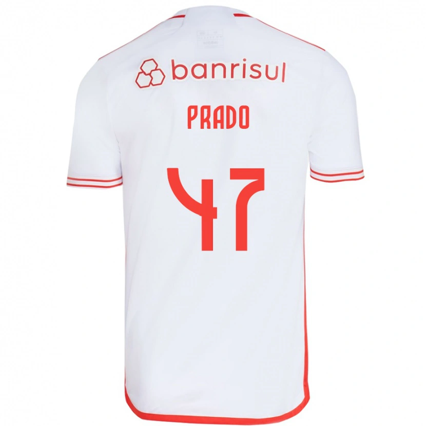 Danxen Damen Gustavo Prado #47 Weiß Rot Auswärtstrikot Trikot 2025/26 T-Shirt Österreich