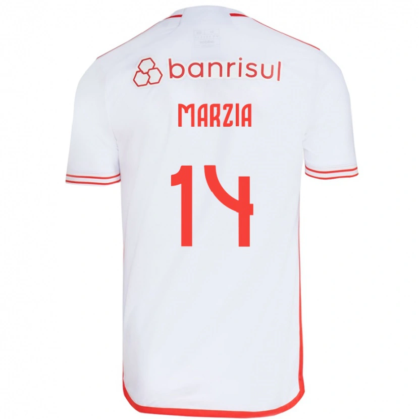 Danxen Damen Marzia #14 Weiß Rot Auswärtstrikot Trikot 2025/26 T-Shirt Österreich