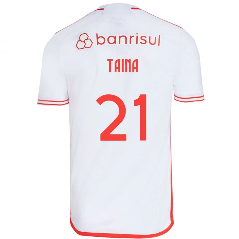 Danxen Damen Tainá #21 Weiß Rot Auswärtstrikot Trikot 2025/26 T-Shirt Österreich